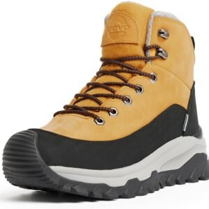 UOVO Men’s Winter Boot, Waterproof Leather