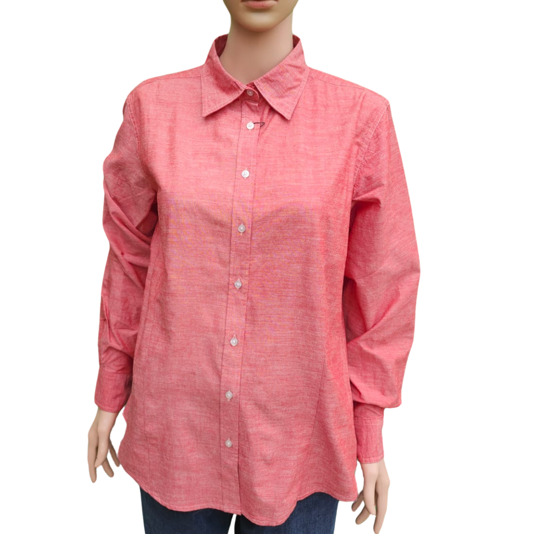 Women’s Chambray Long Sleeve Shirt – Classic Comfort & Style - Image 2